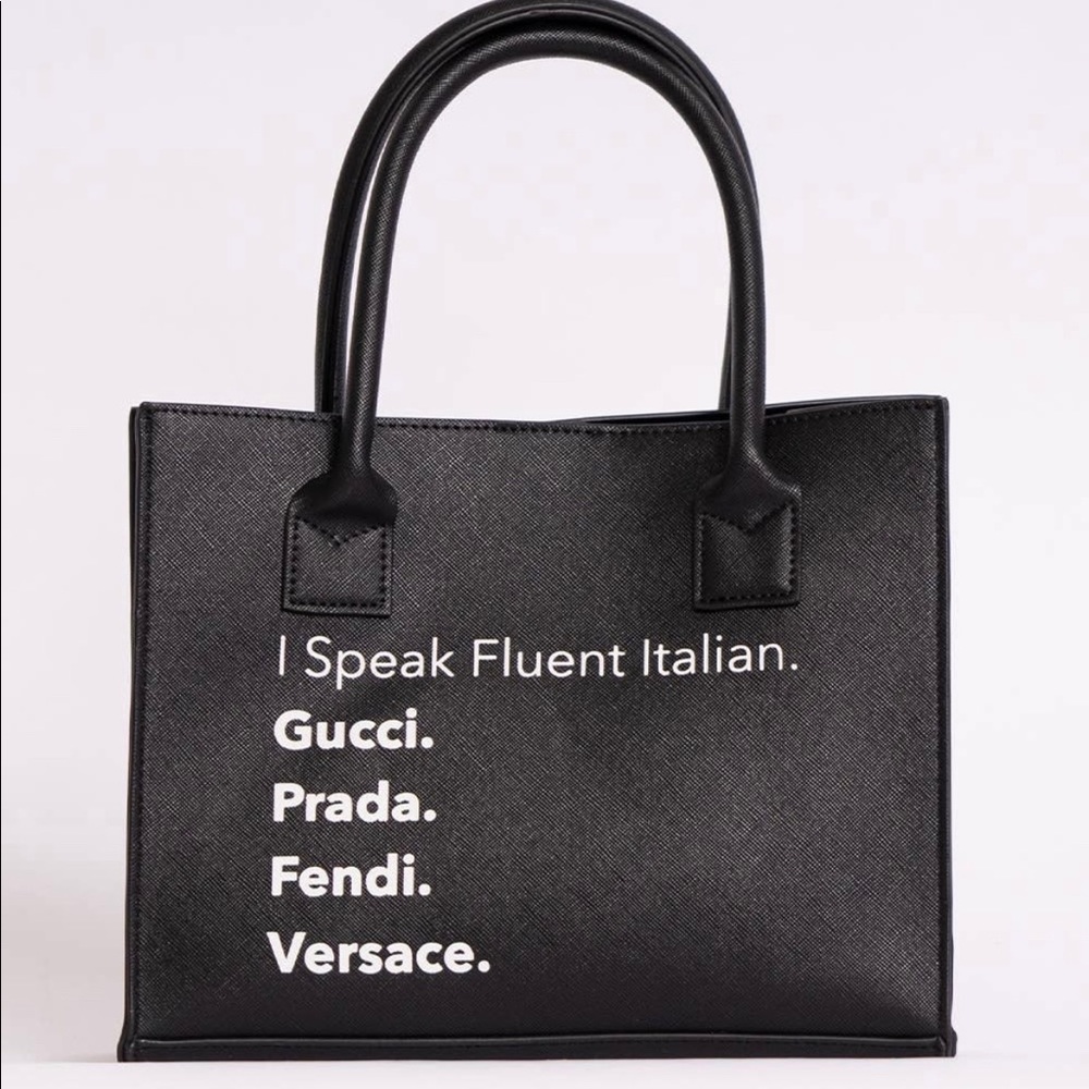 Mini Modern Vegan Fluent Italian tote bag